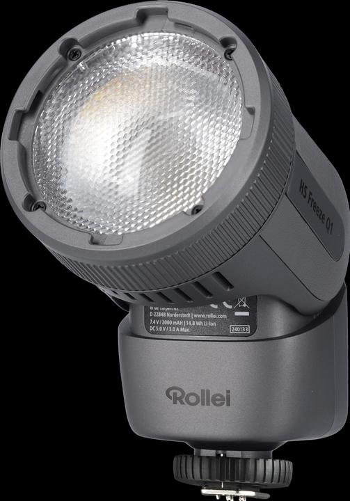 Produktbild Rollei 2-in-1 LED-Blitz I Bi-Color Dauerlicht I HS Freeze Q1 (Aufsteckblitz, Rollei)
