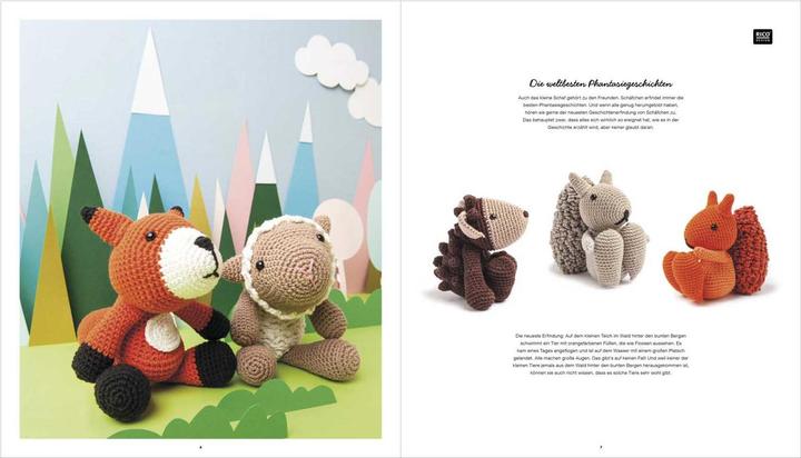 Actual product image Rico Design Manual Ricorumi Friends