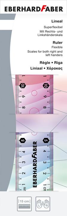Immagine prodotto Magni EBERHARD FABER Righello flessibile arcobaleno 15 cm (150 mm)