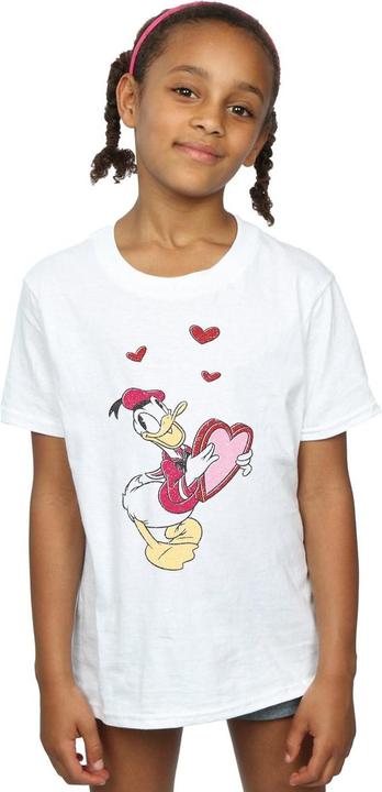 Immagine prodotto Disney Donald Duck Love Heart Maglietta Ragazze (128)