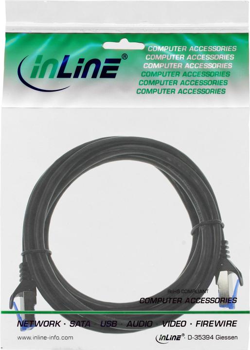 Produktbild InLine Patchkabel armiert (U/FTP, CAT6a, 3 m)