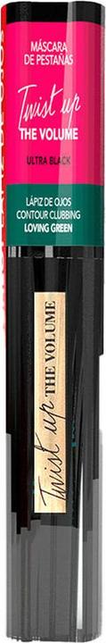 Immagine prodotto Bourjois Twist Up Mascara Ultra Black 8ml + Contour Clubbing Eyeliner 50-5.3g Ultra Black a (Ultra Nero + Verde (Verde amore) 50)