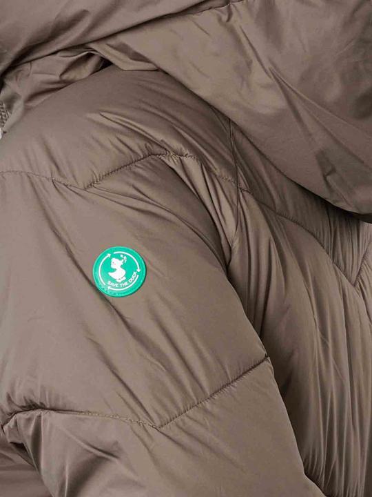 Actual product image Save the Duck Janis Long Coat Mud Grey (XS)