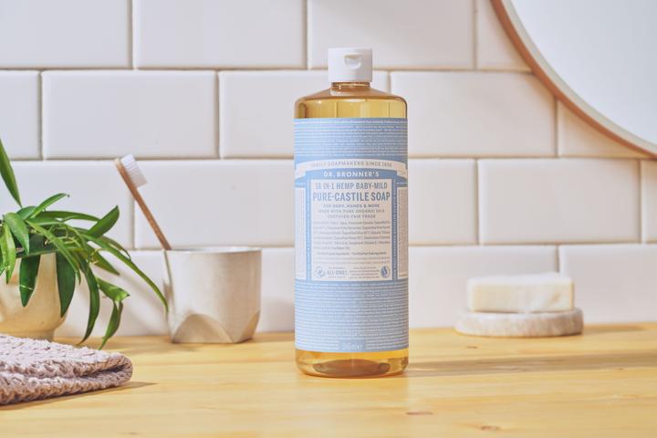Immagine prodotto Dr. Bronner's 18-IN-1 Bambino mite (Sapone liquido, 945 ml)