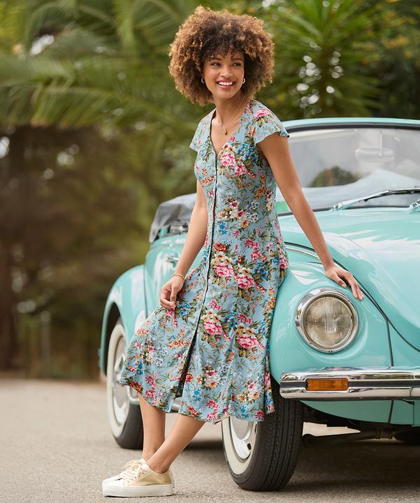 Produktbild Joe Browns Rose V-Neck Knee Dress (38)