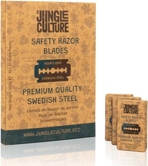 Actual product image Jungle Culture Double edge razor blades 10 pieces forRazor plane (10 x)