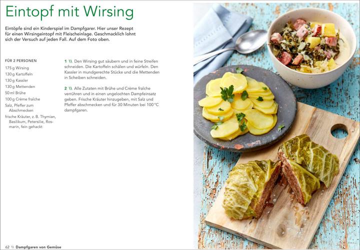 Produktbild Meine besten Rezepte für den Dampfgarer (Deutsch, Julia Holzer, 2019)