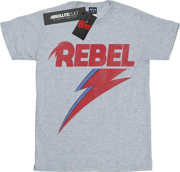 Immagine prodotto David Bowie Distressed Rebel Maglietta Uomo (M)