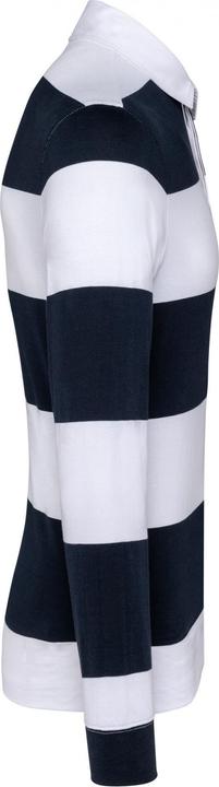 Produktbild Kariban Gestreiftes Poloshirt langarm (S)