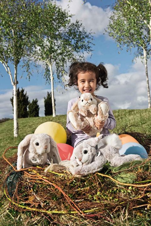 Actual product image Steiff Plush toy "Eavesdropper Bunny (24 cm)