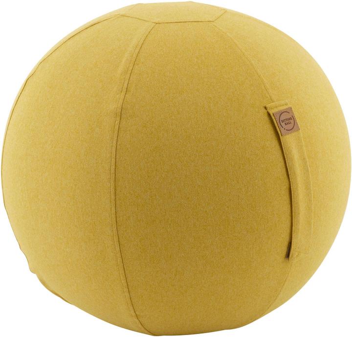 Productafbeelding Magma Zitbal Vilt Mosterd (65 cm)
