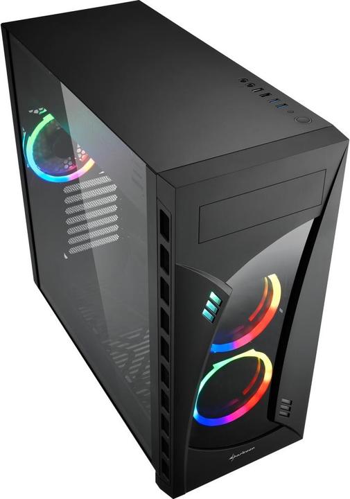 Actual product image Sharkoon Night Shark RGB (ATX, E-ATX)
