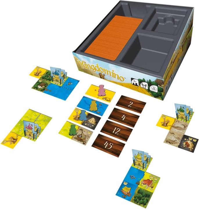 Actual product image Blue Orange Kingdomino (German, English, French)