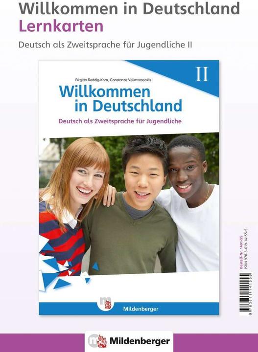 Image du produit Willkommen in Deutschland – Lernkarten Deutsch als Zweitsprache für Jugendliche II (Allemand, Constanze Velimvassakis, Birgitta Reddig Grain, 2017)