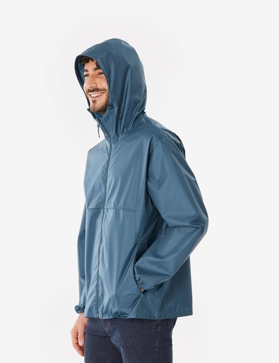 Produktbild Quechua Regenjacke Herren - Raincut Fullzip blau (S)