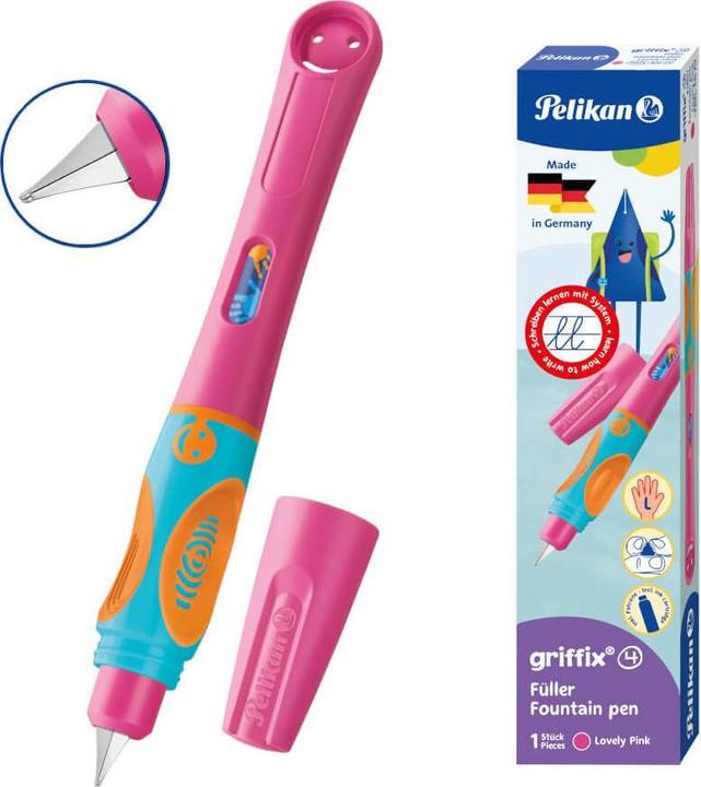 Produktbild Pelikan Füllhalter Griffix 820257 lovely pink, Linkshänder (Lovely pink, 1 x)