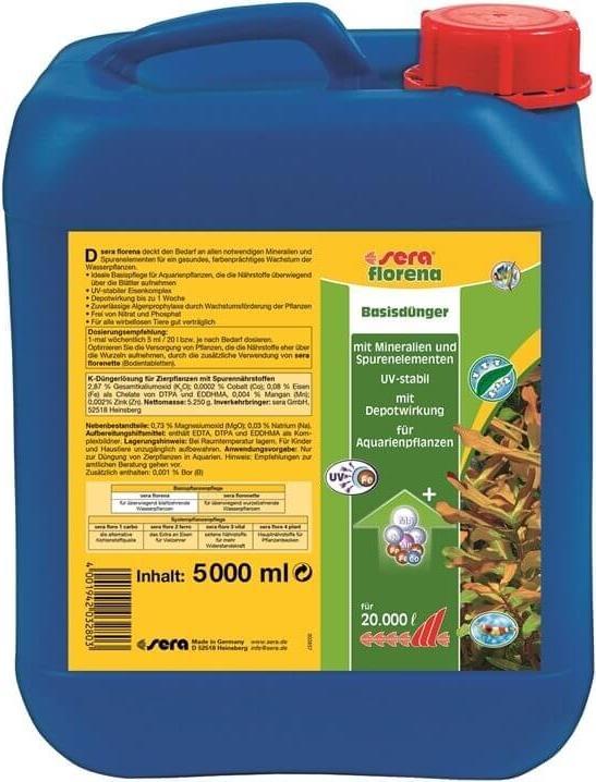 Produktbild Sera florena flüssiger Volldünger (Aquarium Pflanzenpflege)