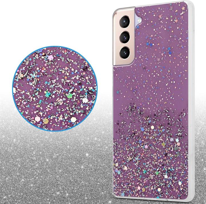 Produktbild Cadorabo TPU Cover funkelnder Glitter (Samsung Galaxy S21+)