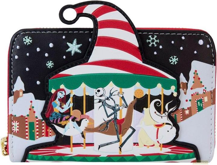 Actual product image Loungefly Nightmare Before Christmas by wallet Journey to Christmas Town