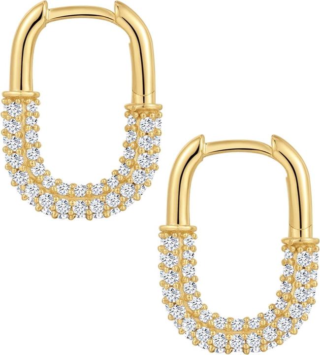 Immagine prodotto Glanzstücke München Orecchini a cerchio da donna - 36508 (Argento)