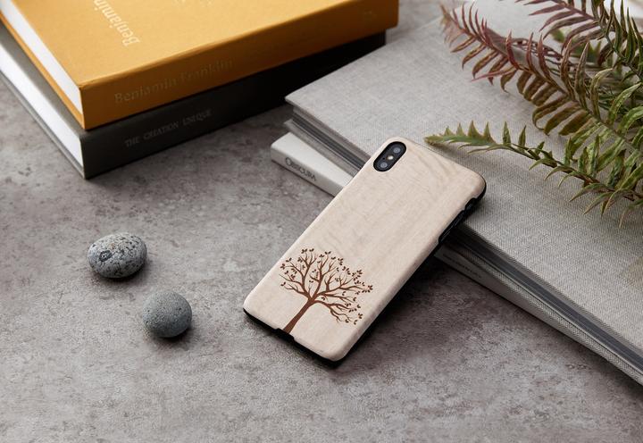 Immagine prodotto Man&Wood Custodia per smartphone iPhone X/XS melo nero (Apple iPhone XS, Apple iPhone X)