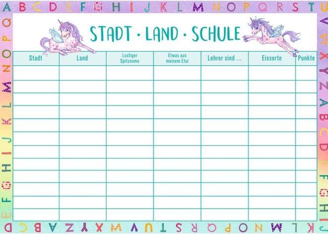 Produktbild Die Spiegelburg Meine superschlaue Einhorn Schulstart-B (Deutsch, MonikaFinsterbusch, 2024)