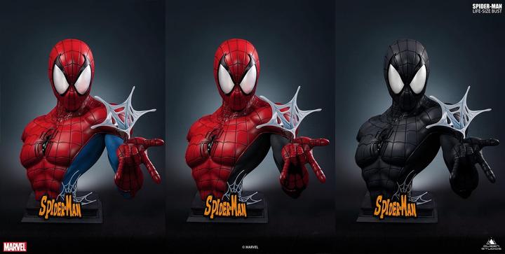 Produktbild Queen Studios Marvel Comics “Spider-Man Black” 1/1 Lifesize Büste