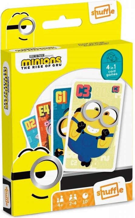 Image du produit Cartamundi Shuffle - Jeu de Cartes Minions 2 - 4 en 1