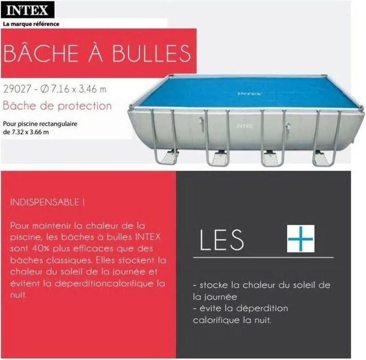 Actual product image Intex Solar tarpaulin