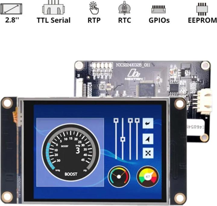 Image du produit Sonoff Écran tactile TFT Nextion amélioré 2,8 pouces 320x240