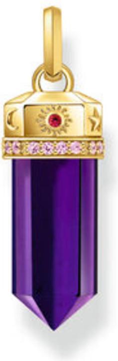 Produktbild Thomas Sabo Kettenanhänger mit facettierten imitierten Amethyst vergoldet (925er Silber)