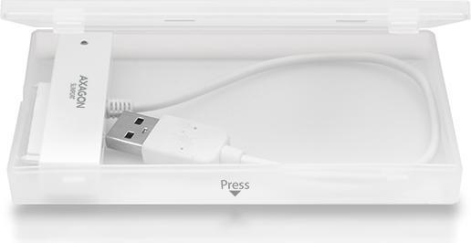 Immagine prodotto Axagon ADSA-1S6 Adattatore SLIMPort, USB 2.0, 2.5" SSD/HDD, SATA - con custodia (2.5")