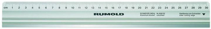 Produktbild Rumold Schneidelineal 30 cm Stahlkante rutschfest (30 cm)