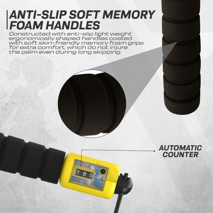 Image du produit Rdx FP Corde À Sauter Réglable De 3m10 Pour Enfants Avec Compteur (310 cm)