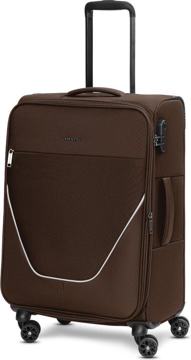 Produktbild Stratic taska 4-Rollen Trolley M 65 cm mit Dehnfalte (74 l, M (50 - 90l))