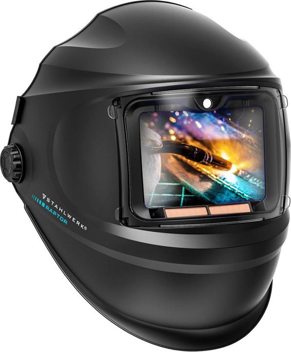 Actual product image Stahlwerk RAPTOR 3-in-1 automatic welding helmet with LED light