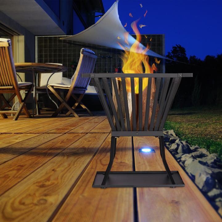 Actual product image Relaxdays XL Fire Bowl with Poker (56.50 cm)