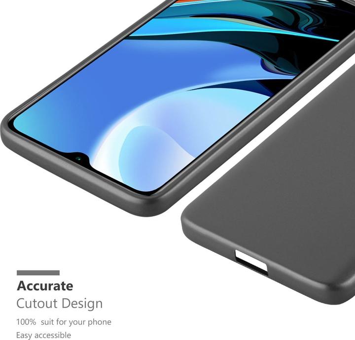 Image du produit Cadorabo TPU Matt Metallic Cover (Xiaomi Redmi 9T, Xiaomi Poco M3)