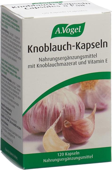 Actual product image A. Vogel Garlic Capsules Caps (120 Piece, Capsules, 150 g)