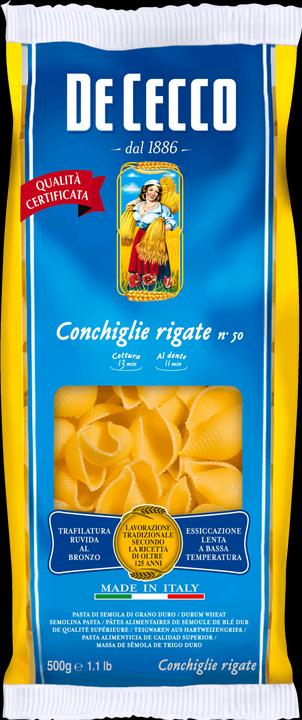 De Cecco Conchiglie Rigate N50 (500 g)