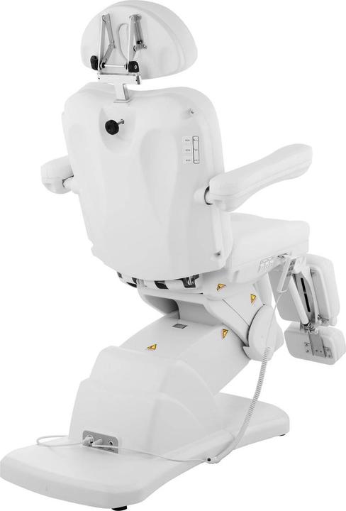 Produktbild Physa Fusspflegestuhl elektrisch Kosmetikstuhl weiss Kosmetikliege höhenverstellbar