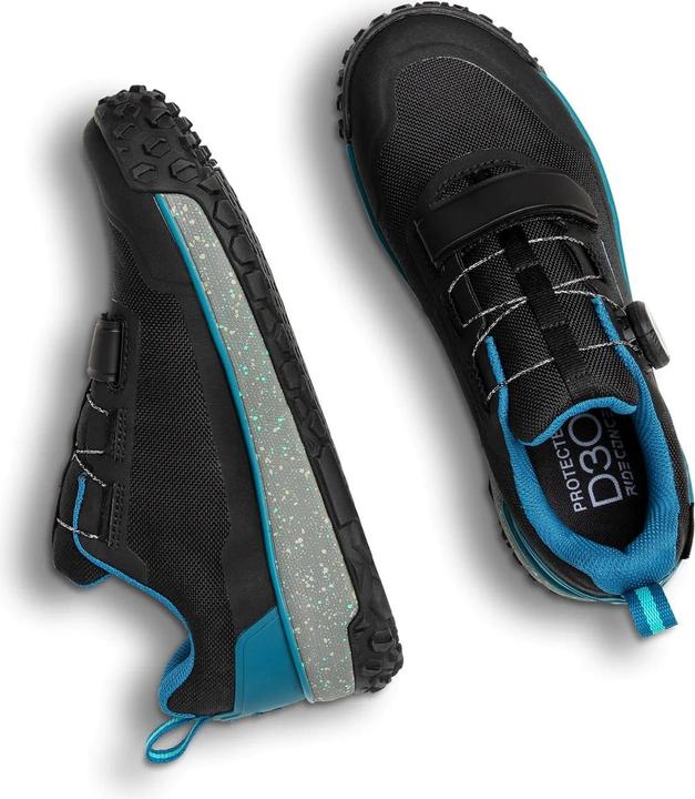 Actual product image Ride Concepts Flume Flat Boa Women's Shoes black/tahoe blue (37.5)