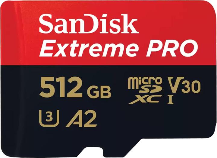 SanDisk Extreme PRO UHS-I V30 (512 GB, microSDXC, U3, UHS-I)