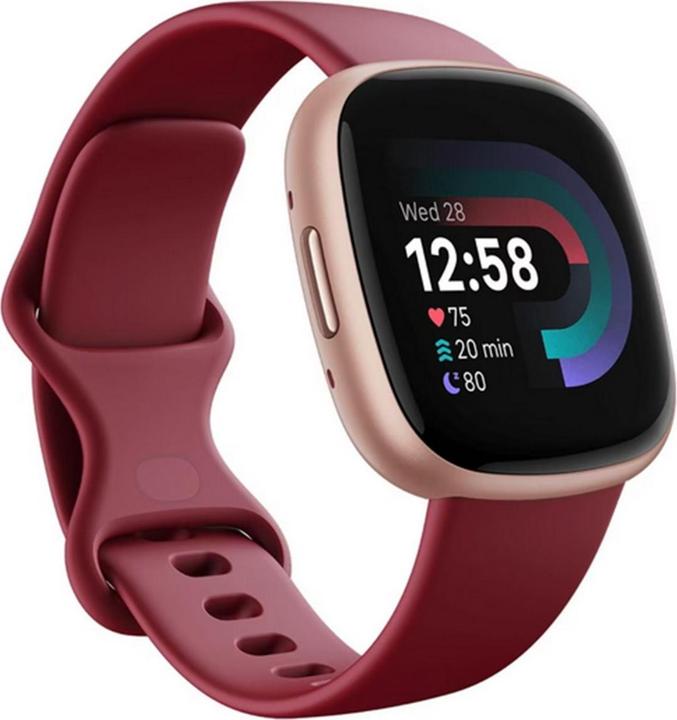 Productafbeelding Fitbit Versa 4 bietenroze Smartwatch (FB523RGRD) (40.50 mm)