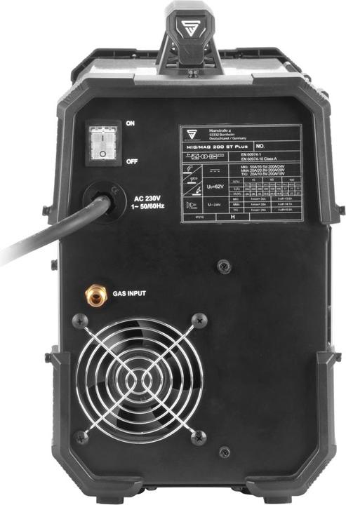 Actual product image Stahlwerk Welding machine MIG MAG 200 ST PLUS shielded arc welding machine IGBT with 200 A