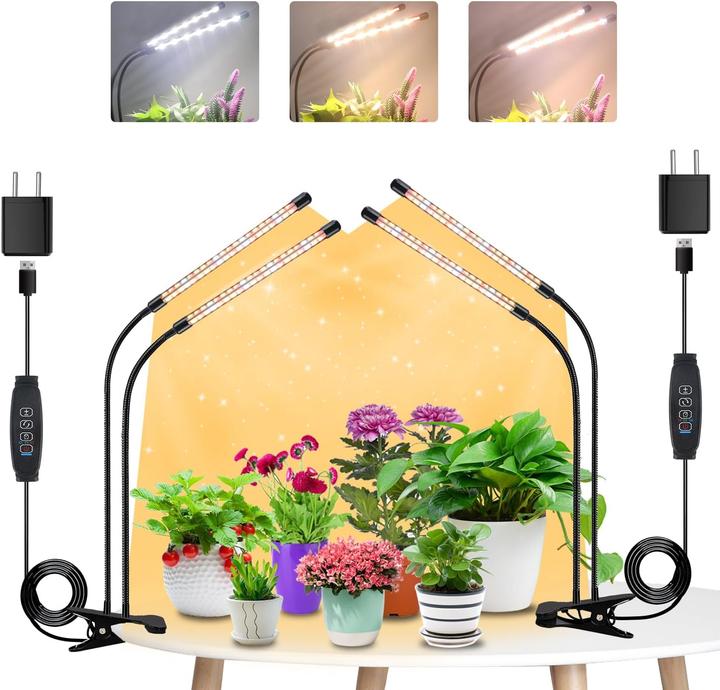 Actual product image Niello LED plant lamp (LED, 230 V)