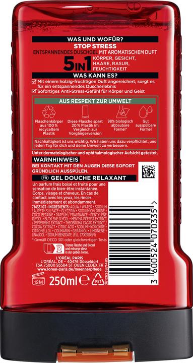 Produktbild L'Oréal Paris Men Expert Dusch 250ml Ultimate Vitality (250 ml)