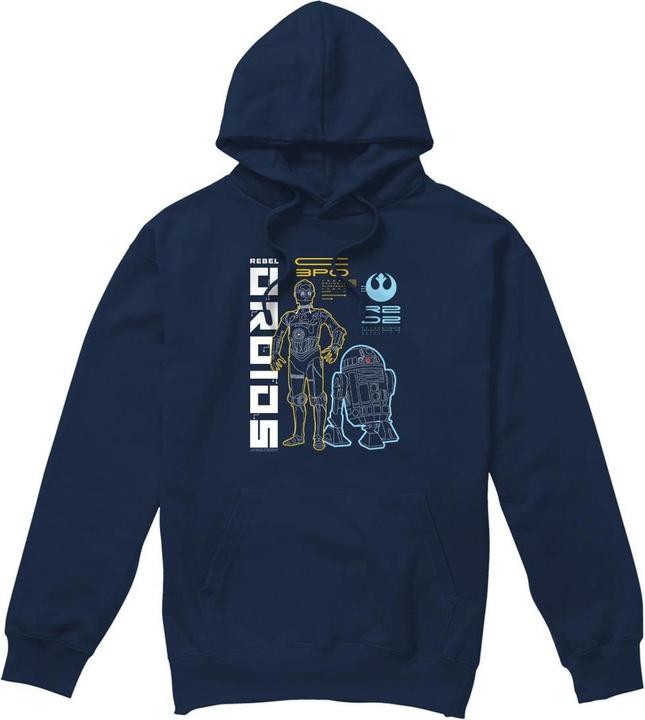 Image du produit Star Wars - Sweat à capuche REBEL DROIDS - Homme (XL)