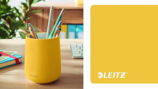 Image du produit Leitz Porte-crayons Cosy 53290019 jaune 92x92x138mm