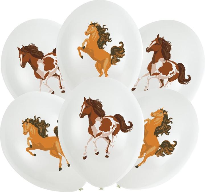 Produktbild Amscan Ballons Pferde (6 x)